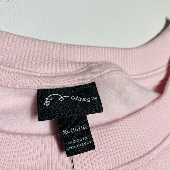 ART Class Girls 14-16Y Cropped Crew Neck Sweatshirt - Picture 6 of 8